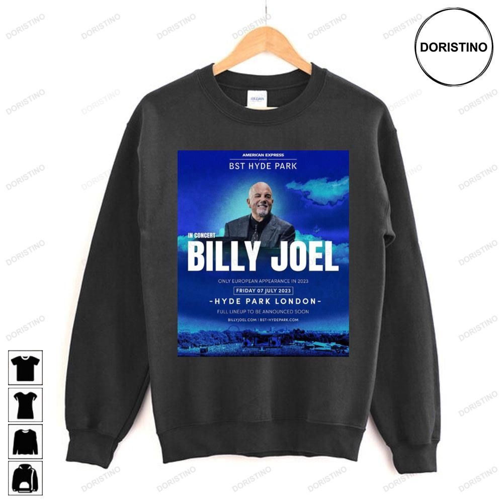 In Concert Billy Joel 2023 Tour Limited Edition T-shirts